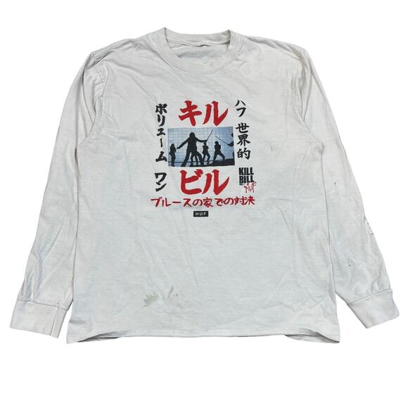Kill Bill Volume 1 x HUF Long Sleeve T Shirt Men's Large - Picture 1 of 13
